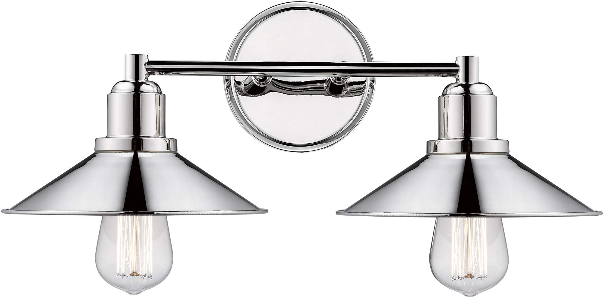 Z-Lite 613-2V-PN 2 Light Vanity, Polished Nickel