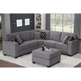 Fabric Flexible Combination Module Reversible L Shaped Sofa for Living Room