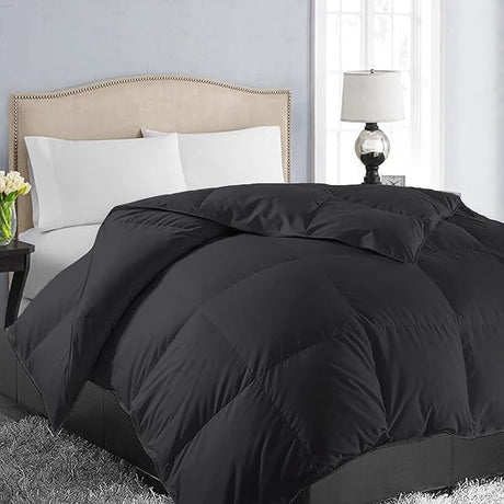 All Season Full Size Soft Quilted Down Alternative Comforter Reversible Duvet Insert with Corner Tabs,Winter Summer Warm Fluffy,