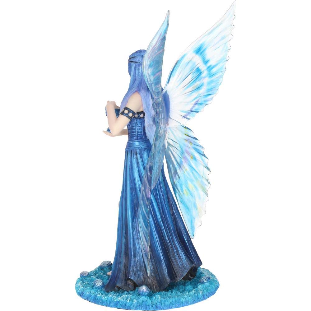 Now Anne Stokes Enchantment Fairy Figurine, Blue, 26cm Blue