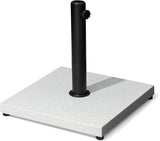 40lb Patio Umbrella Base Stand, Outdoor Square Concrete Stand Heavy Duty Market Umbrella Pole Holder