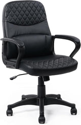 Office Computer Desk Chair Executive Mid Back Chair Comfortable Ergonomic Managerial