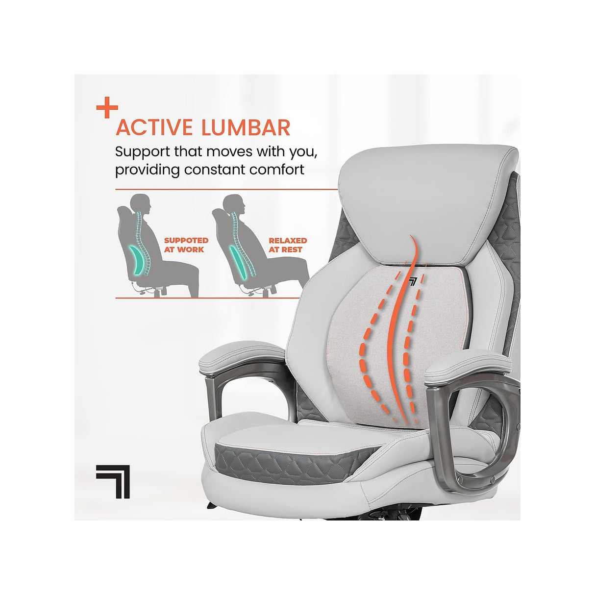 S600 Active Lumbar Ergonomic Bonded Leather Executive Massage Chair