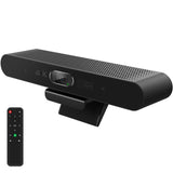 RayBit 4K Pro Audio and Video Conference Room Camera with Remote Control for Windows TV, AI-Powered HD Webcam with Microphone & Speaker for Desktop Computer/PC/Monitor/Laptop/Teams/Zoom/Skype