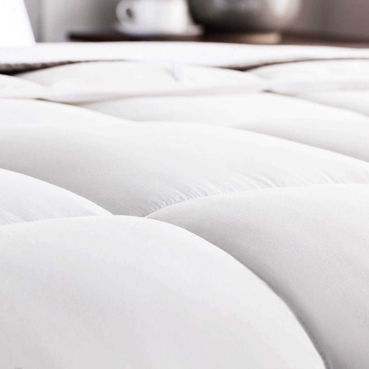 Comforter Duvet Insert Twin White Quilted Down Alternative All Season Microfiber - Twin - Box Stitched