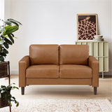 Pratima Living Room Loveseat, Brown