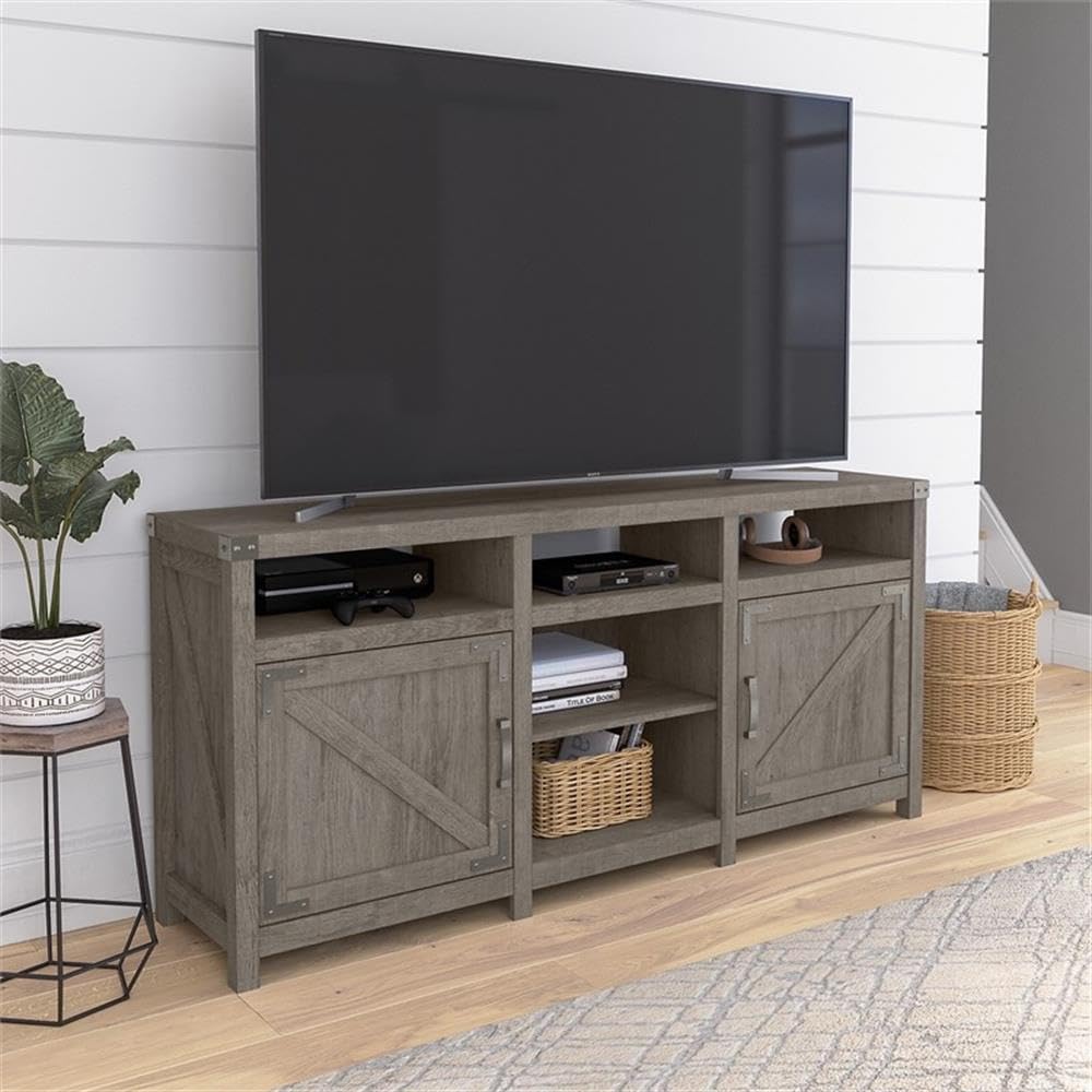 Knoxville Farmhouse Stand for 75 Inch TV, Living Room Media Console with Storage, 65W