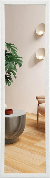 Mirror Full Length, Wall-Mounted Mirror Rectangle Tall with Engraving