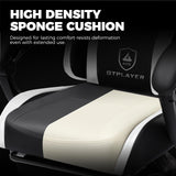 Ergonomic Gaming Chair with Footrest - Height Adjustable Reclining Office Chair