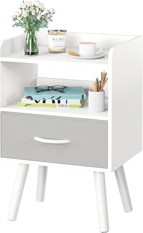 Night Stand with Drawer, Modern Nightstand, Bedside Tables