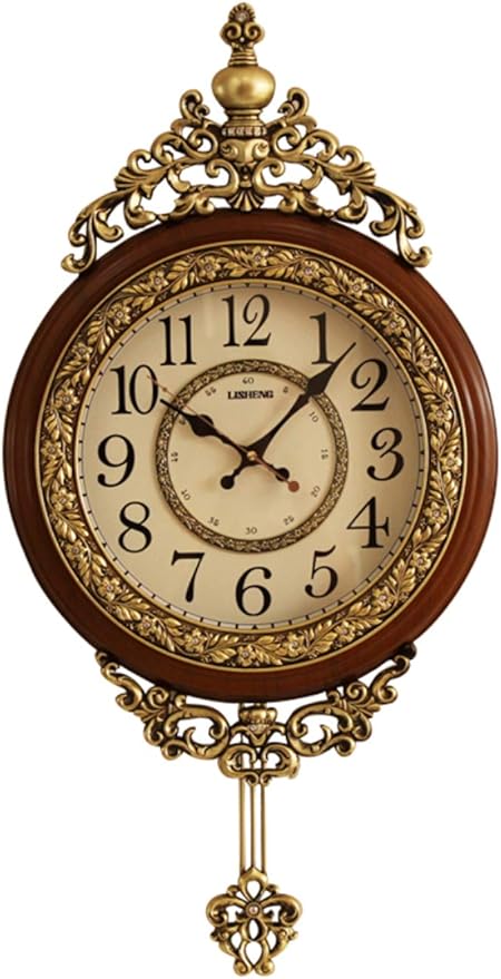 Elegant, Traditional, Decorative, Hand Painted Modern Grandfather Wall Clock Fancy