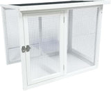 Rabbit Hutch 2-Story Bunny Cage Small Animal House