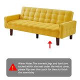 Futon Sofa Bed,Lounge Memory Foam Sleeper Couch Room,Convertible Loveseat