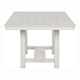 Chalen Farmhouse Wood 84-inch Rectangular Dining Table with Extendable Side Leaf