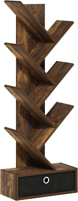 Luder Bookcase / Book / Storage, 4-Tier, White