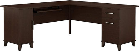 Somerset 72W L Shaped Desk with Storage in,