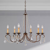 Lighting 6516-71 Pennington 6 Light Chandelier, Hand Applied Venetian Golden Bronze