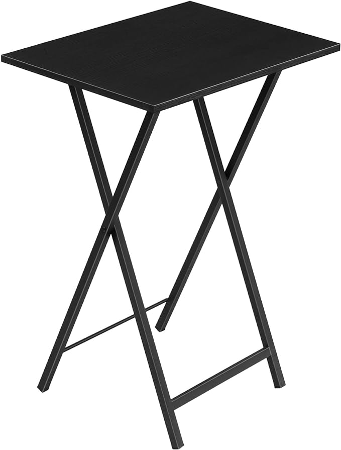 Hoobro Foldable Snack Table – Compact Sofa Side Tray for Small Spaces