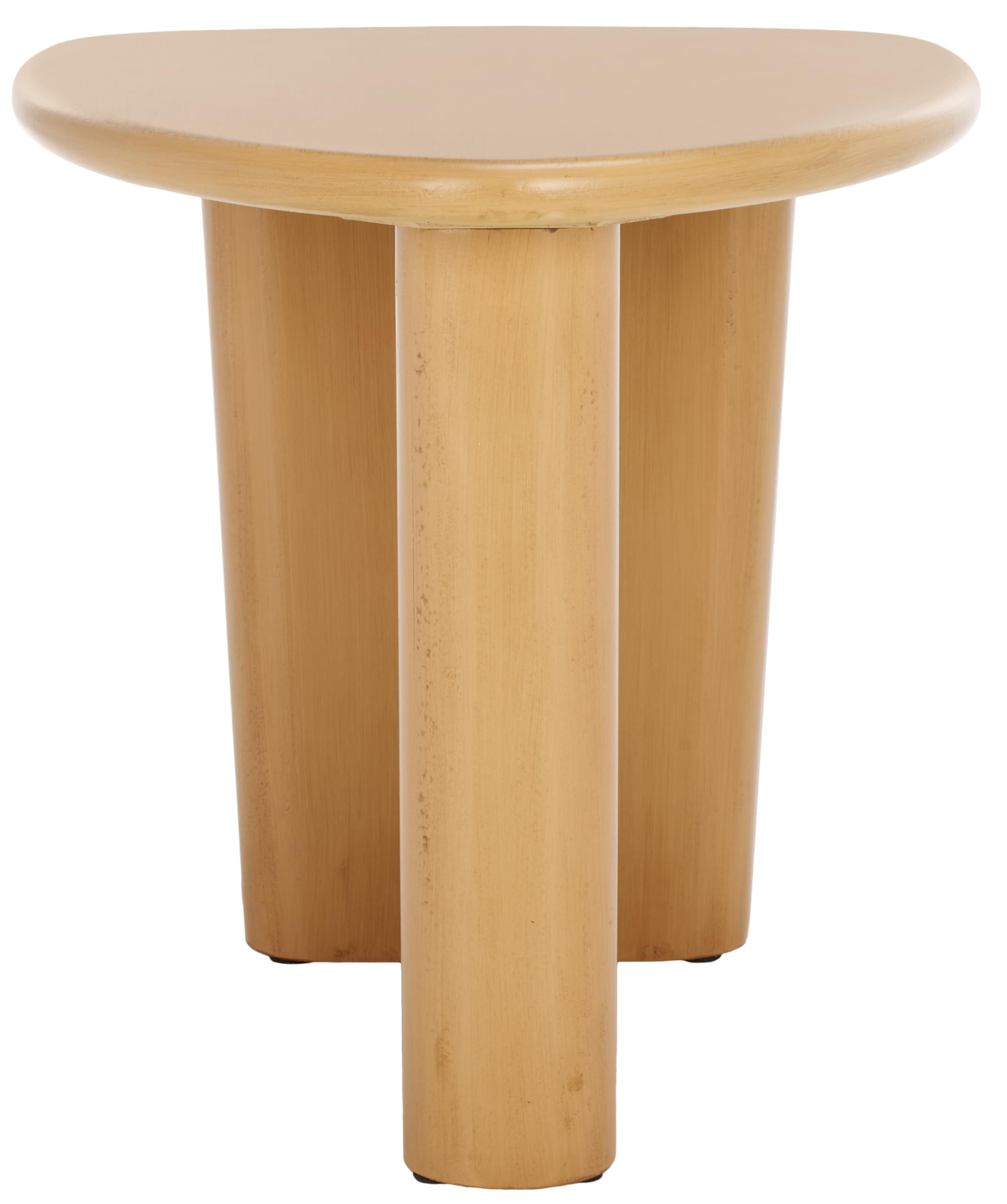 Home Collection Alala Natural Brown End Table for Living Room Bedroom