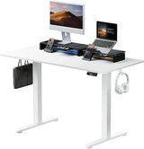 Standing Desk with Dual Monitor Stand Riser, 48 x 24 Inches Height Adjustable Desk