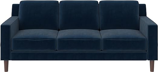 Brynn Loveseat 2 Seater Sofa, Blue Velvet