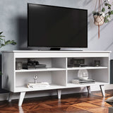 Entertainment Center with 4 Shelves and Cable Management for 50, 55 Inch Media Storage