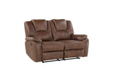 Katrine Brown Manual Loveseat