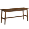 39.3'' Bamboo Dining Bench, Farmhouse Wood Bench, Kitchen & Living Room