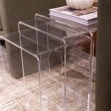 Nesting Tables Set of 3 | Compact Storage Great for Small Spaces | Side Table