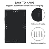 Crushed Diamond Rectangle Wall Mirror 24x36 Inch