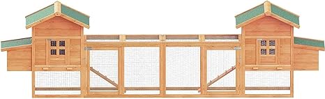 EcoRoost XL Mobile Chicken Coop with Wheels & Nesting Box