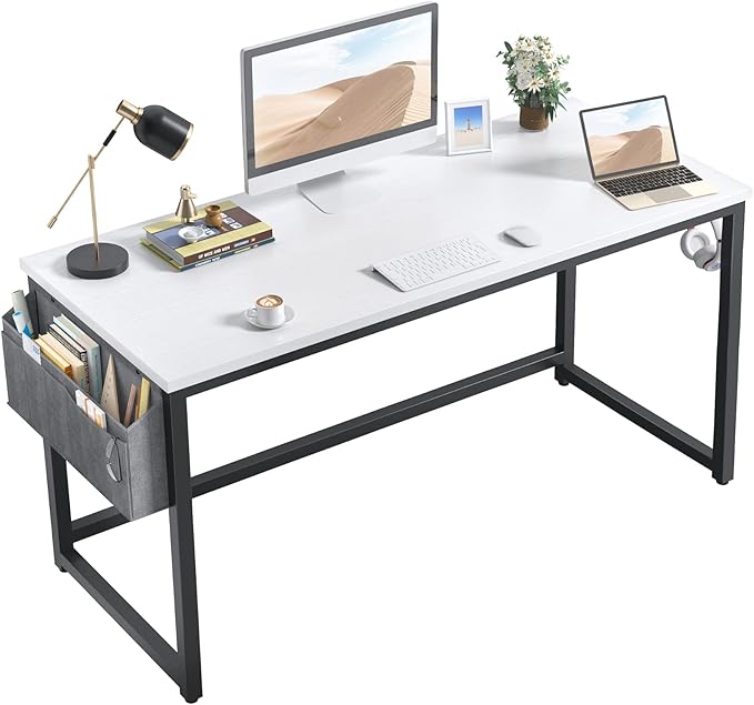 47 Inch Computer Desk Sturdy Office Desks 47” Modern PC Laptop Notebook Study