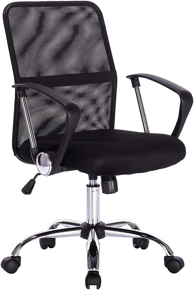 Office Chairs Mesh Desk Ergonomic Computer Executive Mesh Office Seating with Wheels