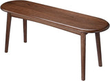 Entryway Bench, Oak Wood, Khaki