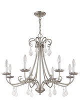 Livex Lighting 40878-91 Chandelier, Brushed Nickel