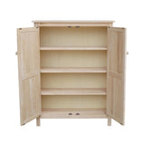 Double Jelly Cupboard-51 H Cupboard, 51-Inch, Unfinished