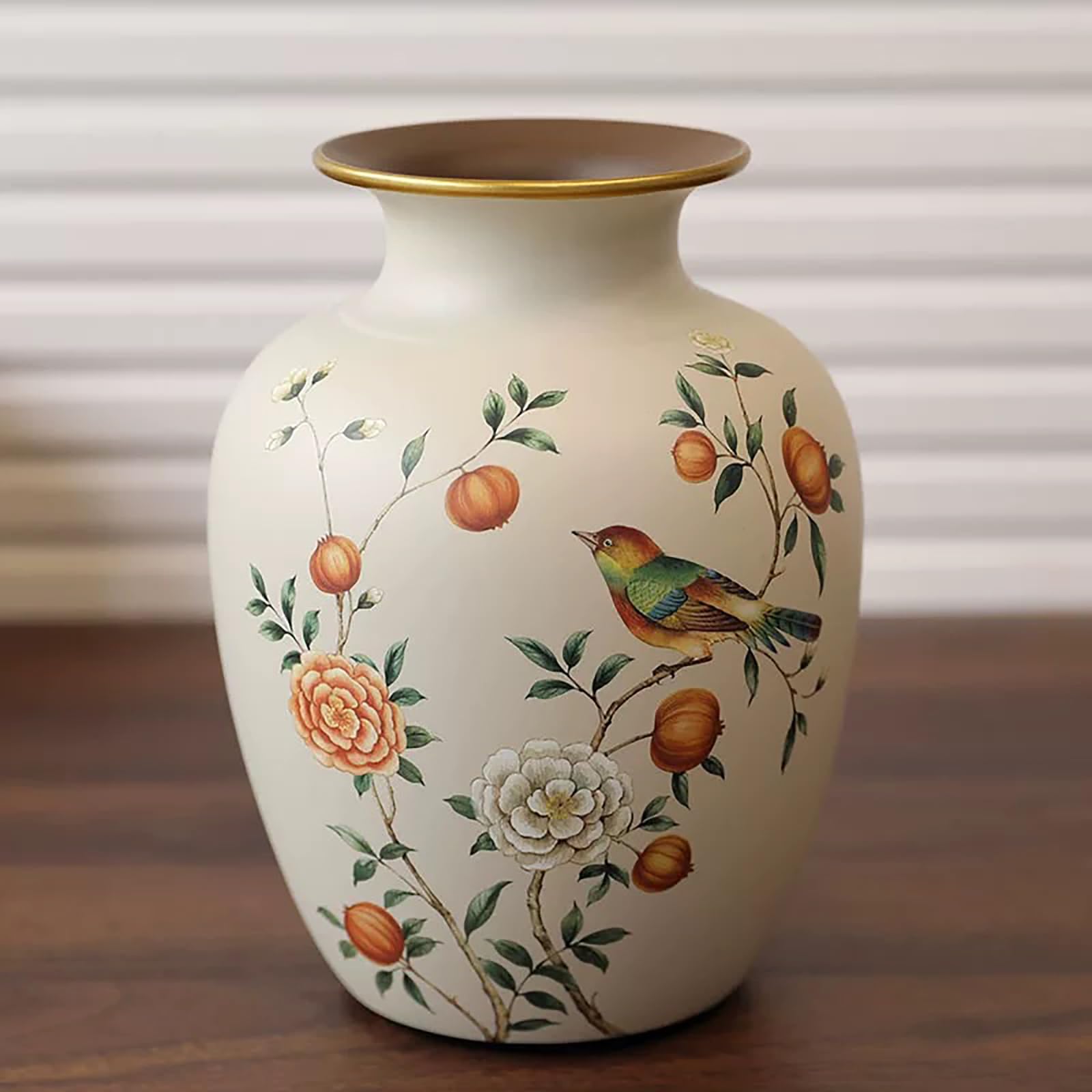 Ceramic Flower Vase, Vintage Home Decor Vases, Farmhouse Decorative Vases