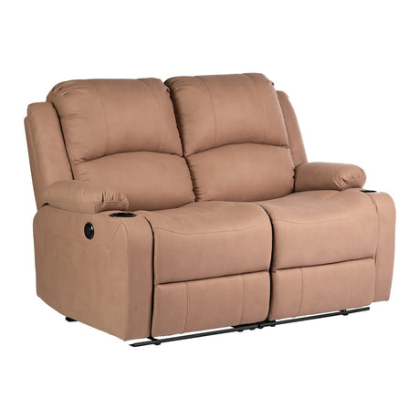 58" Wall Hugger Reclining RV Theater Seats | Double Recliner RV Sofa