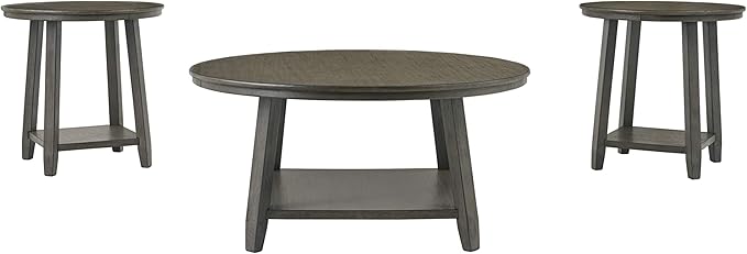 Raebecki 3-Piece Rustic Table Set, Includes Coffee Table and 2 End Tables