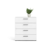 Austin 4 Drawer Chest, White