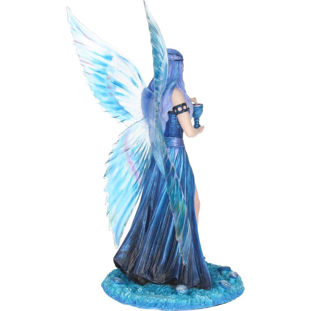 Now Anne Stokes Enchantment Fairy Figurine, Blue, 26cm Blue