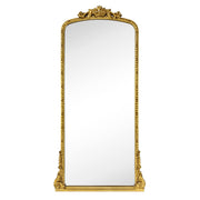 Floor Mirror Gold Arched Framed Full Length Wall Mirror