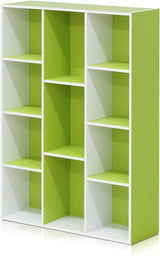Luder Bookcase / Book / Storage , 5-Cube, White
