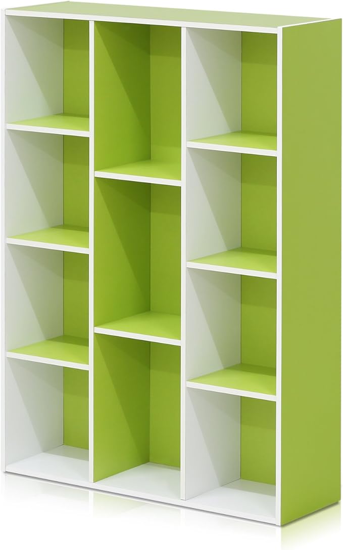Luder Bookcase / Book / Storage , 11-Cube, White