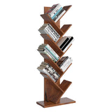 Tree Bookshelf 55 Inches, 9-Shelf Bookcase Rack, Free Standing Book Storage