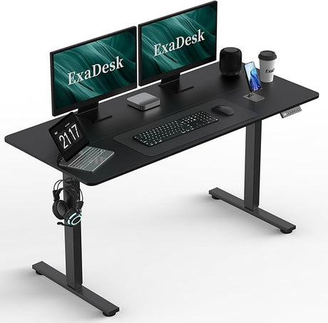 40 * 24 Inches Electric Standing Desk, Adjustable Height Sit Stand Up Desk with 3 Memory Presets