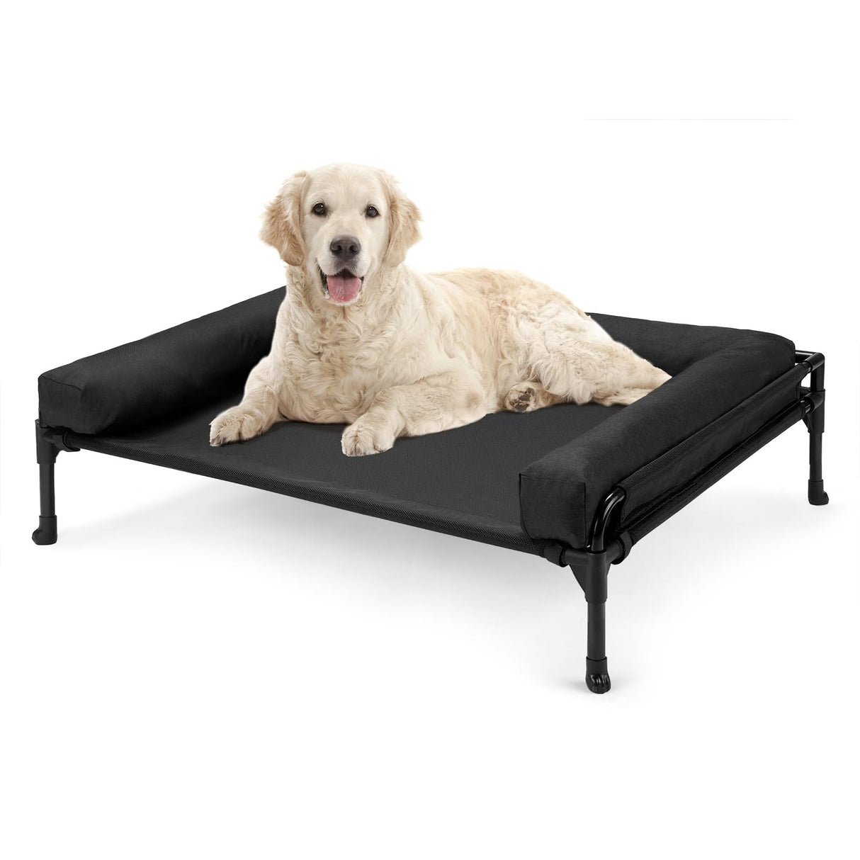 Elevated Raised Dog Bed-Cooling Outdoor Dog Cot Bed for Large Sized Dogs