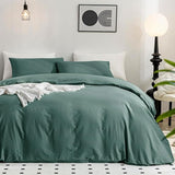 100% Washed Cotton Linen Feel Textured Comforter