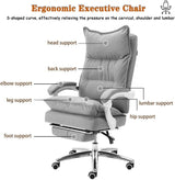 Big and Tall Comfortable Executive Chair - 330lbs Load Bearing | Reclining Game Chair