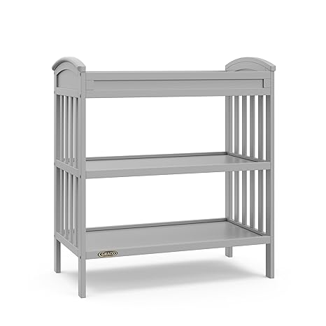 Benton Changing Table with Bonus Water-Resistant Changing Pad (White) - GREENGUARD Gold Certified